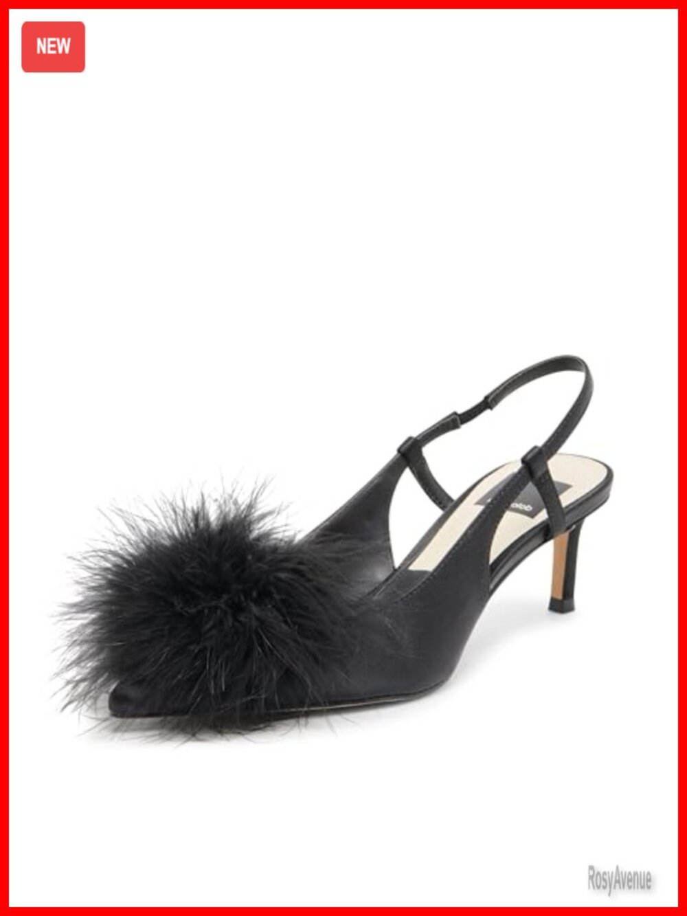 Satin Kitten Heel Pull-On Pump Formal Closed Toe Slip-On